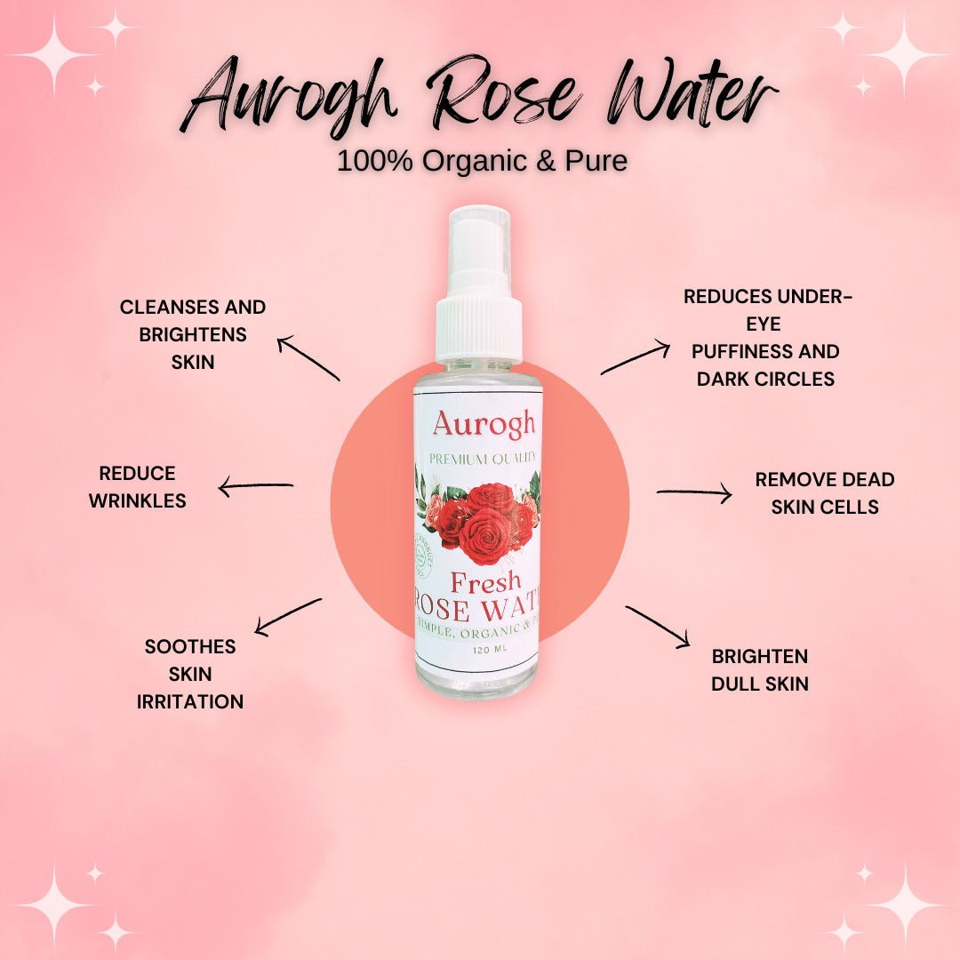 Aurogh Rose Water 120ml