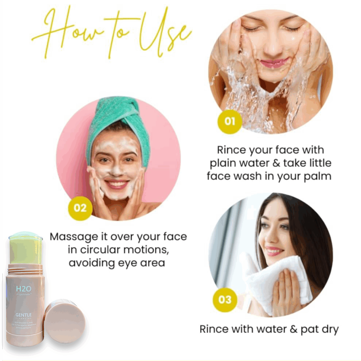 H2O Whitening & Hydrating Cleanser Stick