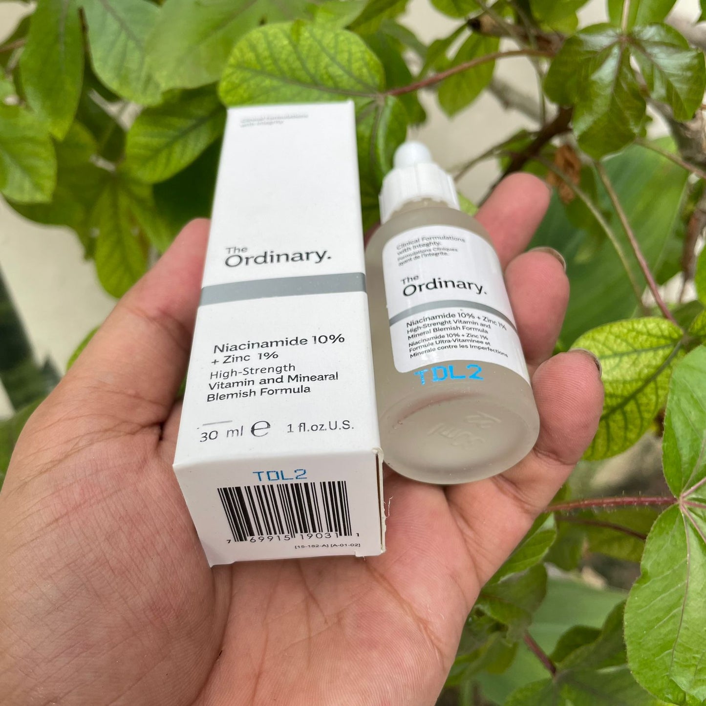 The Ordinary Niacinamide 10% + Zinc 1% Serum For All Skin Types (Master Copy) Batch Code