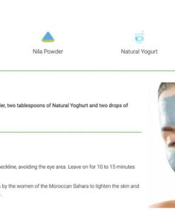 Moroccan Blue Powder For Skin Lightening 120g